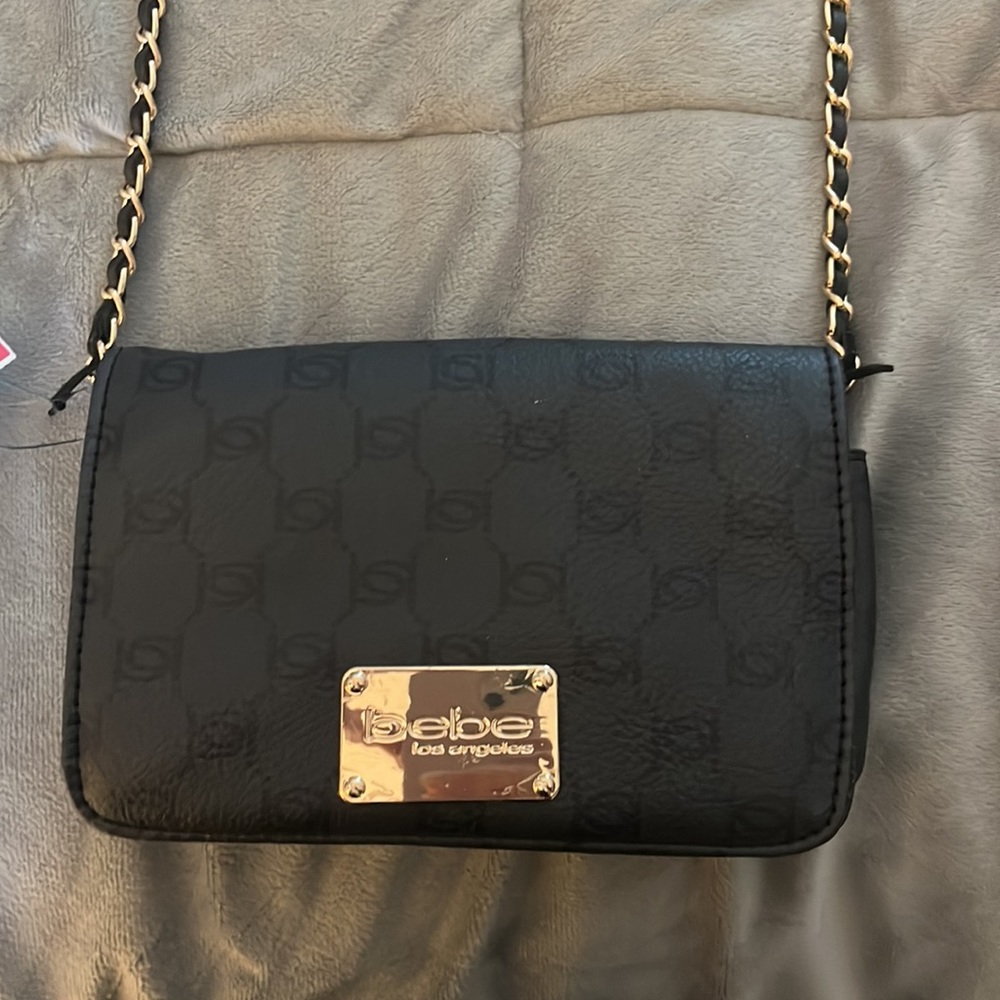 Brand New Black Bebe Crossbody Bag